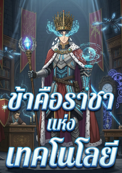 ปกนิยาย ข้าคือราชาแห่งเทคโนโลยี