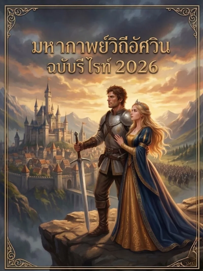 ปกนิยาย มหากาพย์วิถีอัศวิน