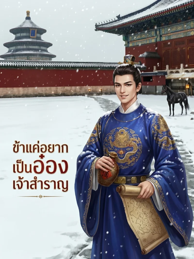 ปกนิยาย ข้าแค่อยากเป็นอ๋องเจ้าสำราญ